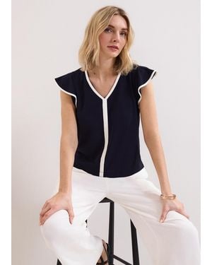 Phase Eight Fleur Top - Blue
