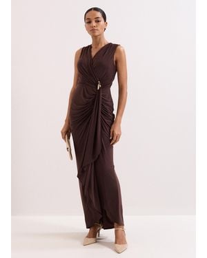 Phase Eight Delaney Jersey Maxi Dress - Brown