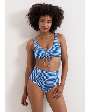 Phase Eight Colbalt Stripe Bikini Bottom - Blue
