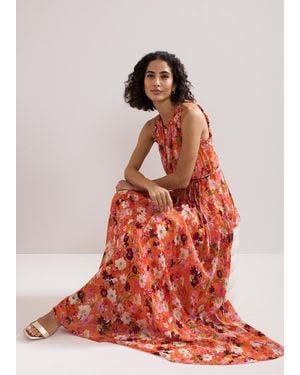 Phase Eight Zelah Floral Dress - Red