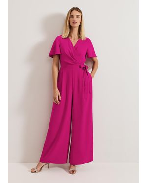 Phase Eight Julissa Wide Leg Jumpsuit - Pink