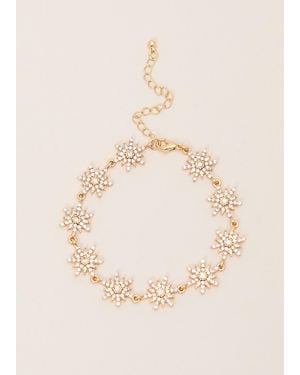 Phase Eight Plated Snowflake Bracelet - Natural