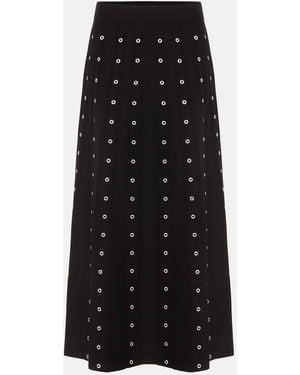 Phase Eight Emilia Eyelet Skirt - Black