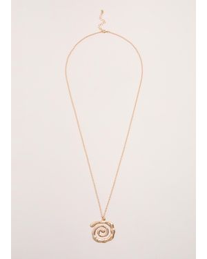 Phase Eight Long Swirl Pendant - Natural