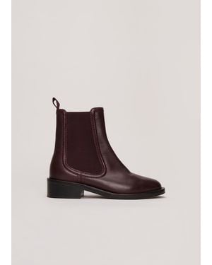 Phase Eight Leather Ankle Boots - Brown