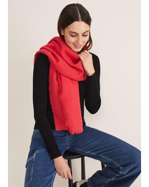 Phase Eight Plain Blanket Scarf - White