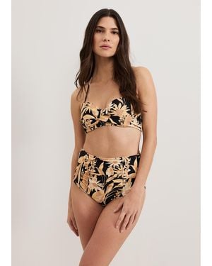 Phase Eight Sunflower Print Bikini Bottom - Multicolour
