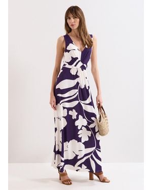 Phase Eight Artemis Floral Maxi Dress - White