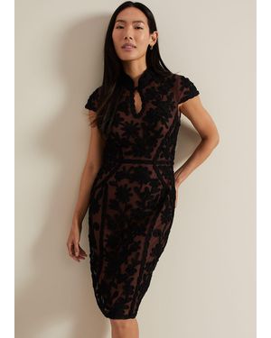 Phase Eight Edith Tapework Midi Dress - Multicolour