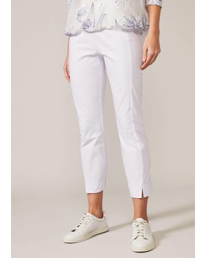 Phase Eight Louise Crop Trouser - White
