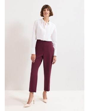 Phase Eight Fara Taper Trousers - Red
