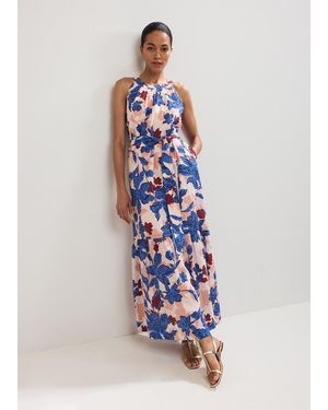 Phase Eight Petite Runa Floral Maxi Dress - White