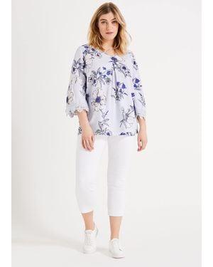 Phase Eight Courtney Crop Trousers - White