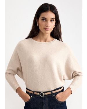 Phase Eight Leather Waist Belt - Natural
