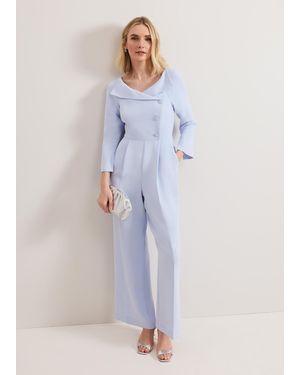 Phase Eight Sienna Tux Jumpsuit - Blue