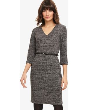 Phase Eight Marisa Metallic Dress - Grey