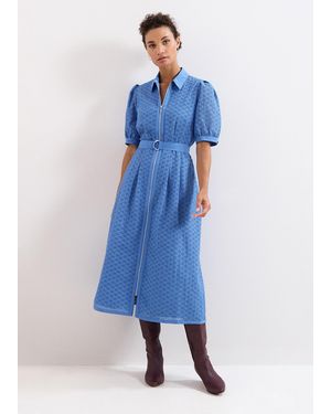 Phase Eight Casey Midi Dress - Blue