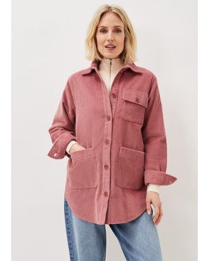 Phase Eight Katrina Cord Shacket - Multicolour