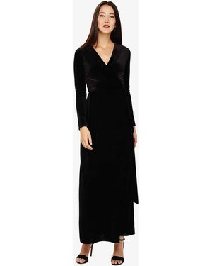Phase Eight Valeria Velvet Full Length Dress - Black