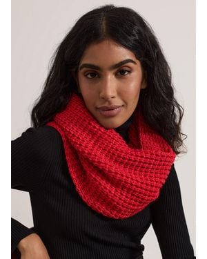 Phase Eight Knitted Snood - Red