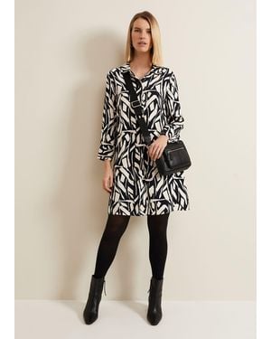Phase Eight Ruby Geo Tunic Dress - Natural