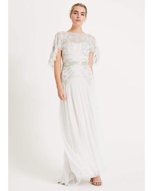 Phase Eight Louise Beaded Wedding Dress - Multicolour