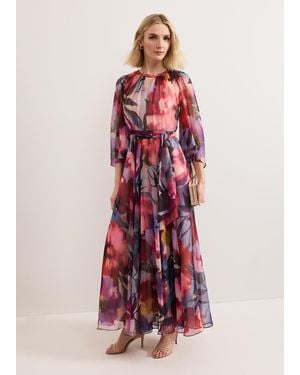Phase Eight Willma Printed Maxi Dress - Red