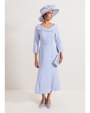 Phase Eight Sienna Tux Dress - Blue