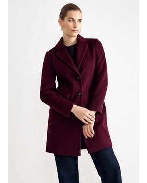 Phase Eight Lydia Wool Coat - Red
