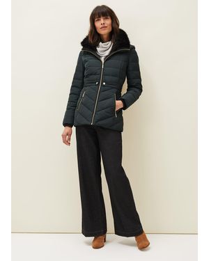 Phase Eight Bobbie Short Puffer Coat - Black