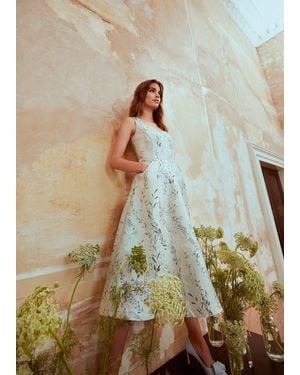 Phase Eight Becka Floral Jacquard Fit And Flare Dress - Multicolour