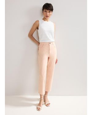 Phase Eight Lindsey Cropped Straight Leg Jean - White