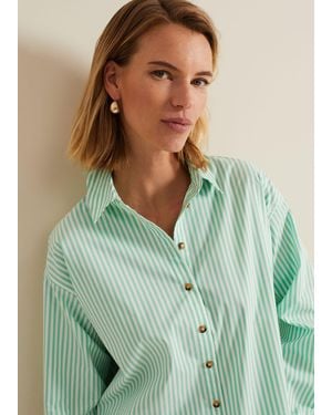 Phase Eight Striped Shirt - Green