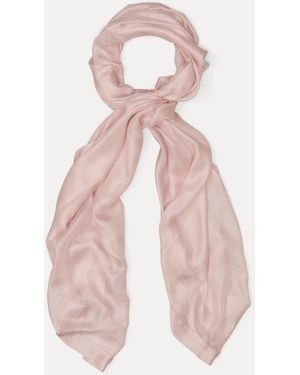 Phase Eight Satin Trim Scarf - Pink
