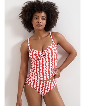 Phase Eight Lara Print Tankini Bottom - Red