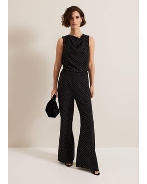 Phase Eight Samantha Hotfix Tailored Trouser - Black