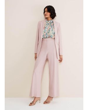 Phase Eight Celyn Wide Leg Trousers - Pink
