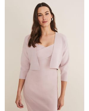 Phase Eight Delphi Bandage Knitted Cover Up - Pink