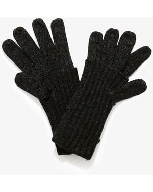 Phase Eight Vanna Fold Over Gloves - Black