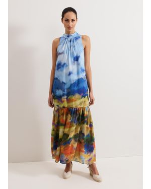 Phase Eight Monet Maxi Dress - Blue