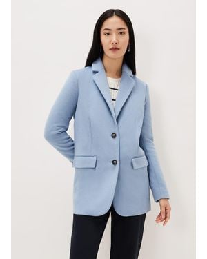 Phase Eight Amara Wool Coat - Blue