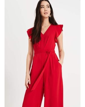 Phase Eight Victoriana Jumpsuit - Red