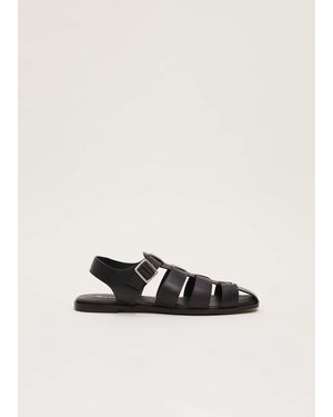 Phase Eight Leather Chunky Strap Sandal - White