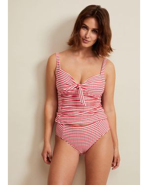 Phase Eight Stripe Tankini Bottom - Pink