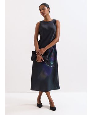 Phase Eight Felicity Printed Floral Slip Dress - Blue