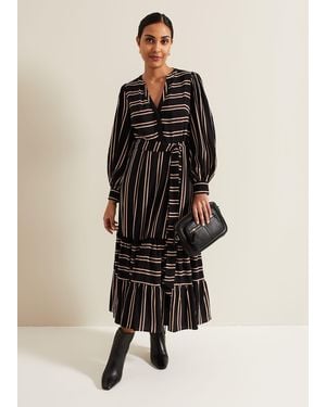 Phase Eight Petite Laura Midaxi Dress - Natural