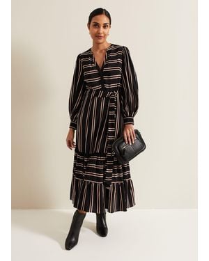 Phase Eight Petite Laura Midaxi Dress - Natural