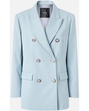 Pinko Double-Breasted Jacket - Blue