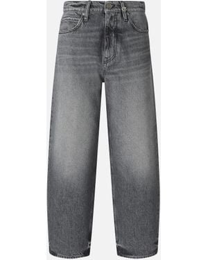 Pinko Grey Denim Balloon-fit Jeans