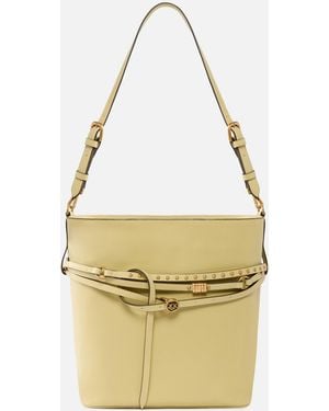 Pinko Bucket Belt Bag Medium Shoulder Bag - Metallic